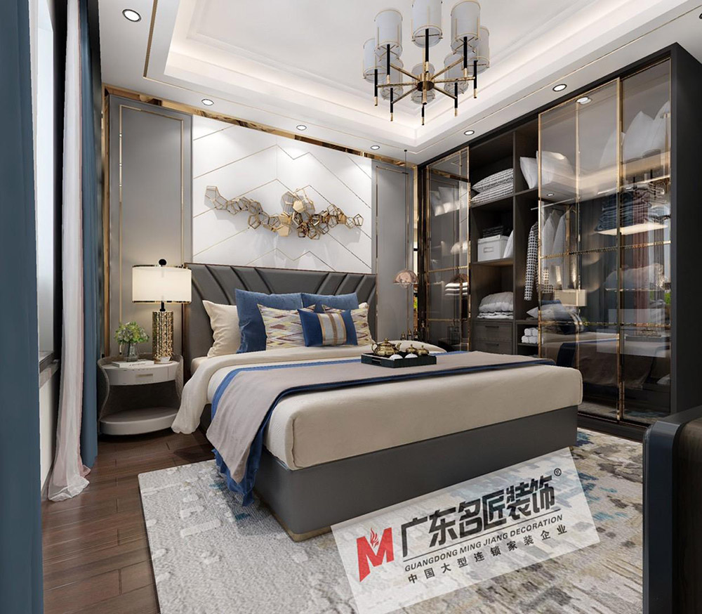 高級(jí)灰輕奢風(fēng)格別墅裝修效果圖-九嶺天下別墅300平米-臥室 高級(jí)灰輕奢風(fēng)格別墅裝修效果圖-九嶺天下別墅300平米-臥室