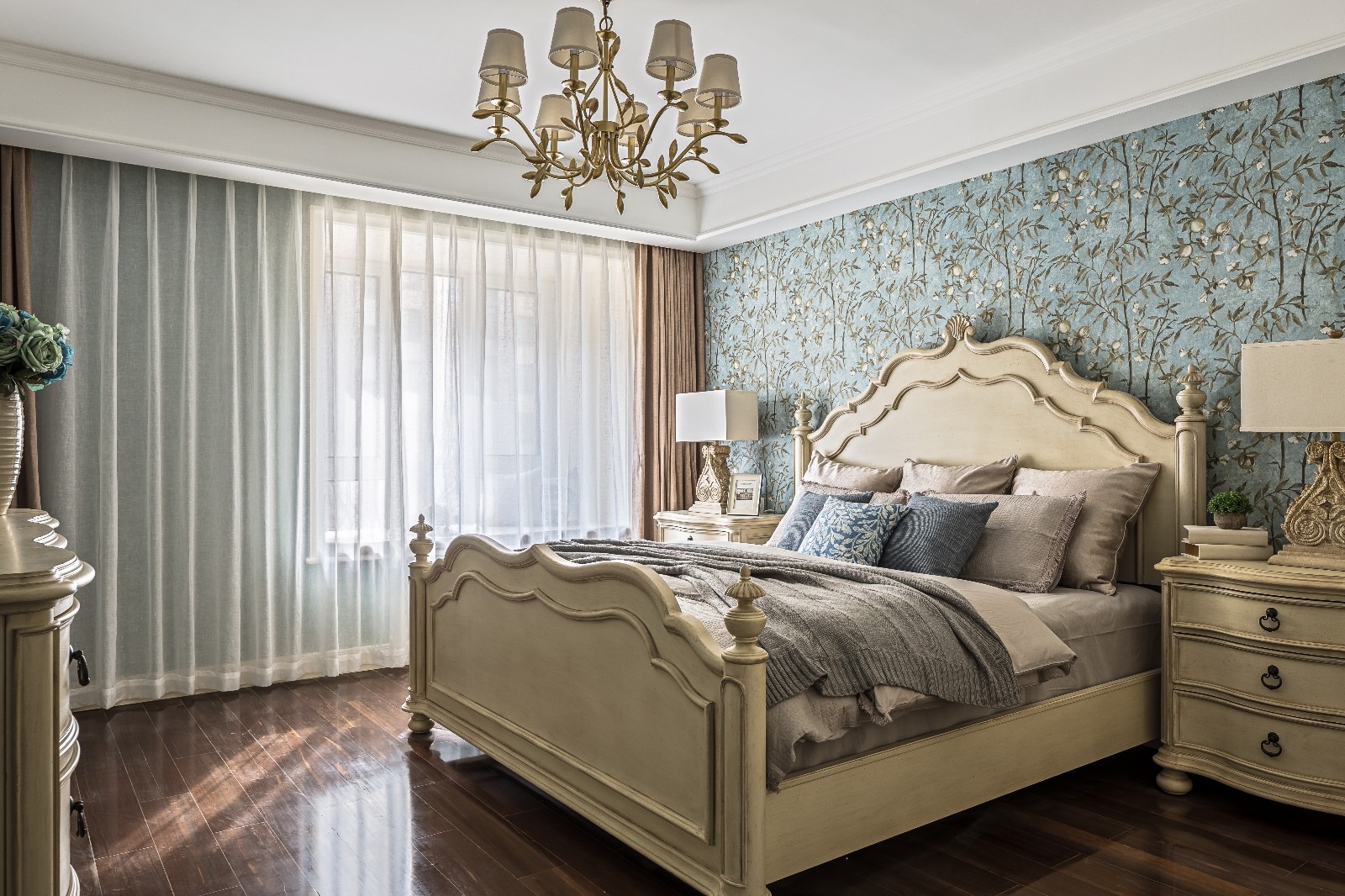 美式風(fēng)格家裝設(shè)計室內(nèi)裝修效果圖-臥室 美式風(fēng)格家裝設(shè)計室內(nèi)裝修效果圖-臥室