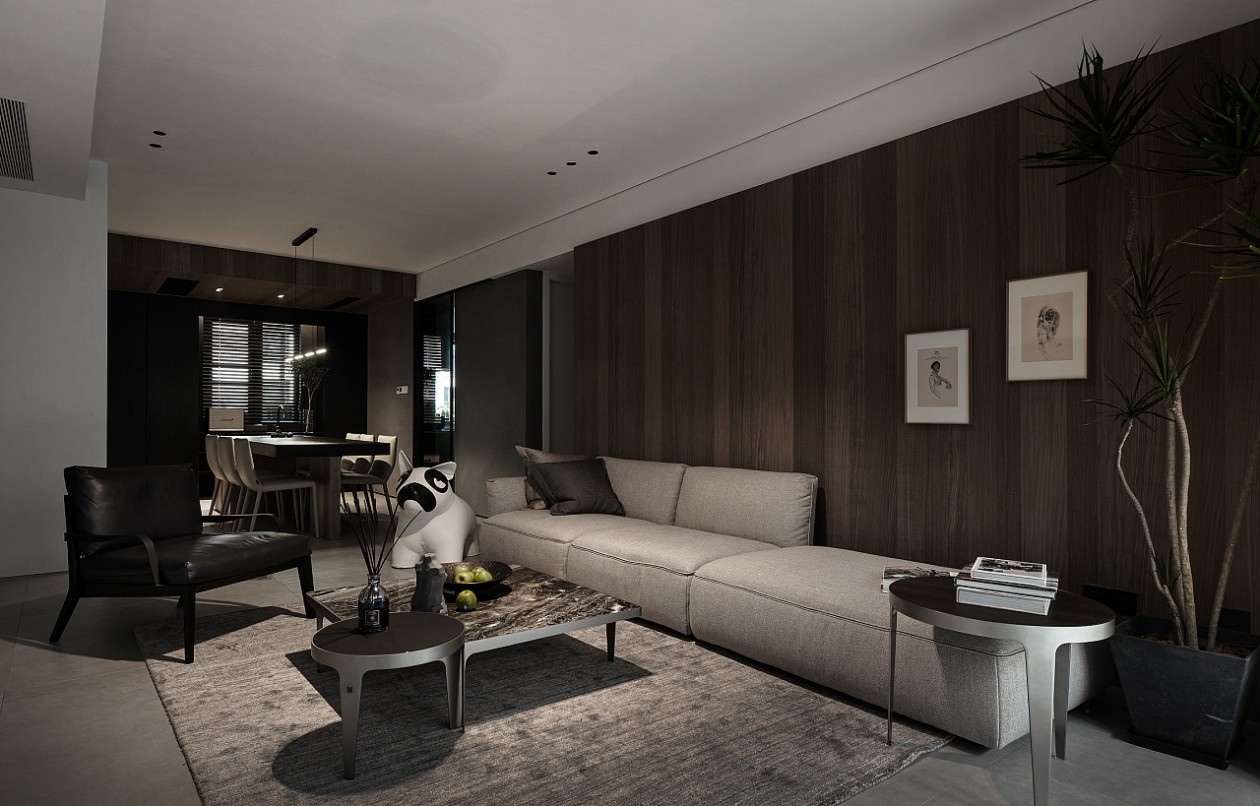 現(xiàn)代簡約風(fēng)格室內(nèi)家裝案例效果圖-客餐廳 現(xiàn)代簡約風(fēng)格室內(nèi)家裝案例效果圖-客餐廳