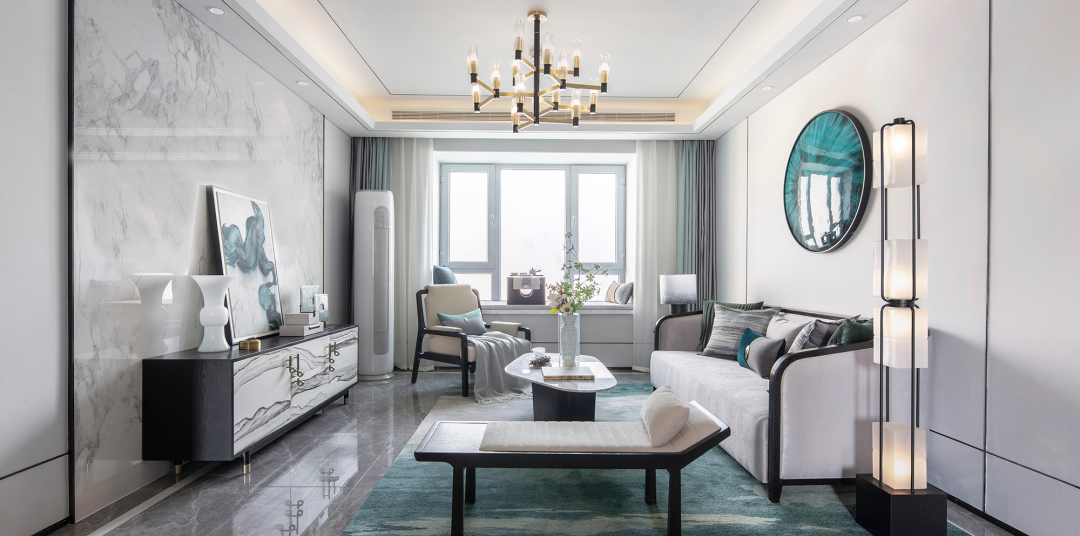 新中式風(fēng)格室內(nèi)設(shè)計家裝案例-客廳 新中式風(fēng)格室內(nèi)設(shè)計家裝案例-客廳