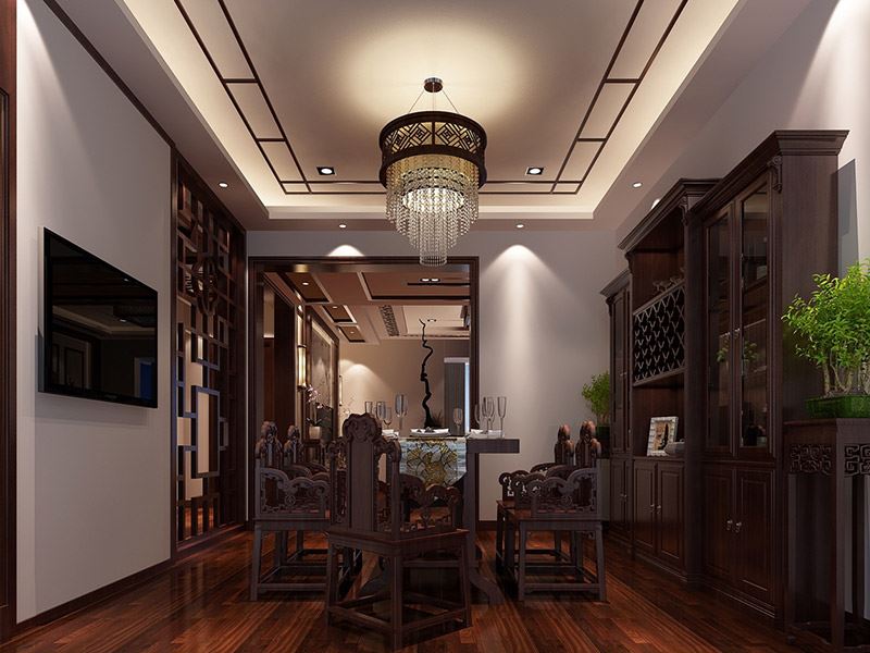 曲靖市鳳凰城一期新古典風格四居室裝修案例