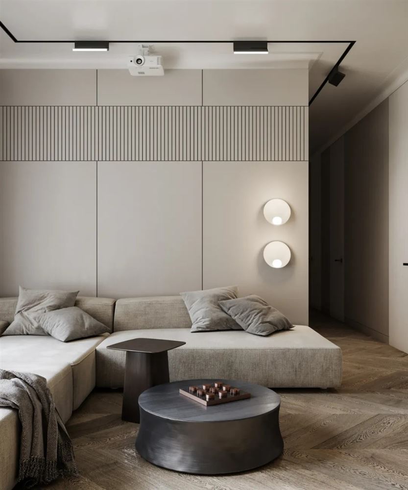 廣州市新康花園現(xiàn)代簡約風(fēng)格三居室裝修案例