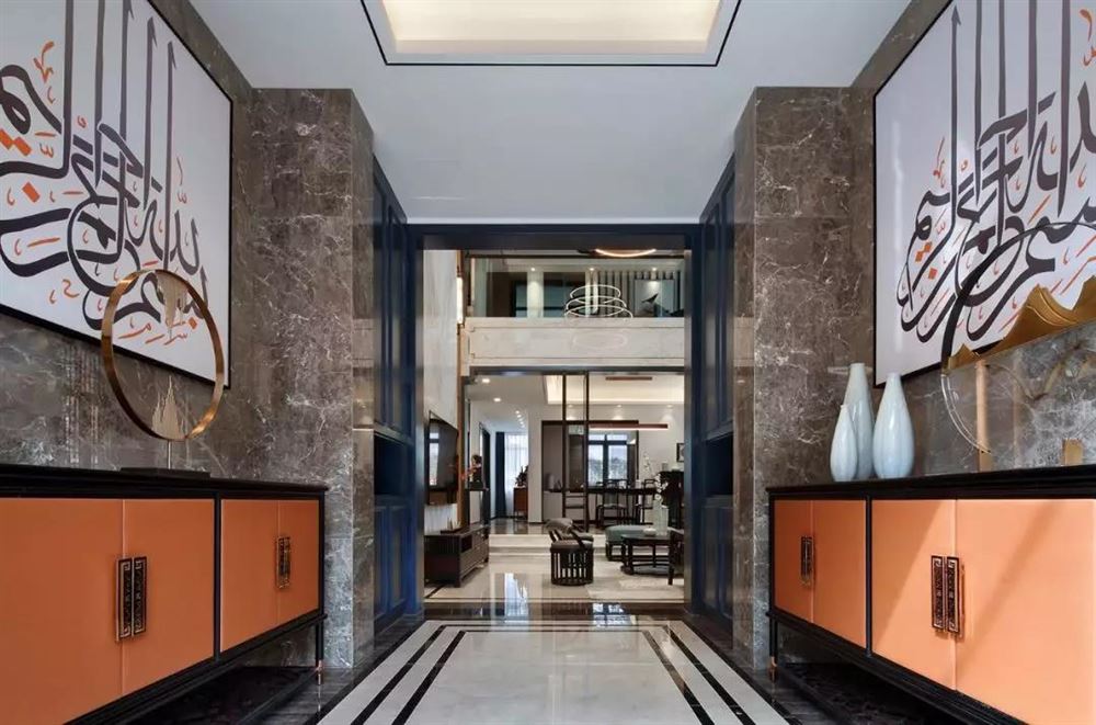 佛山市時(shí)代南灣新中式風(fēng)格別墅裝修案例