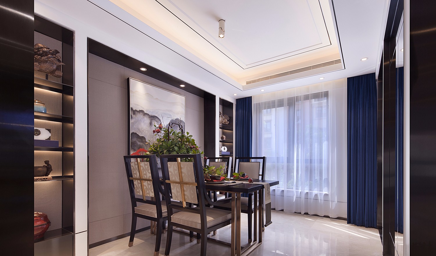 新中式風(fēng)格室內(nèi)設(shè)計家裝案例-餐廳 新中式風(fēng)格室內(nèi)設(shè)計家裝案例-餐廳