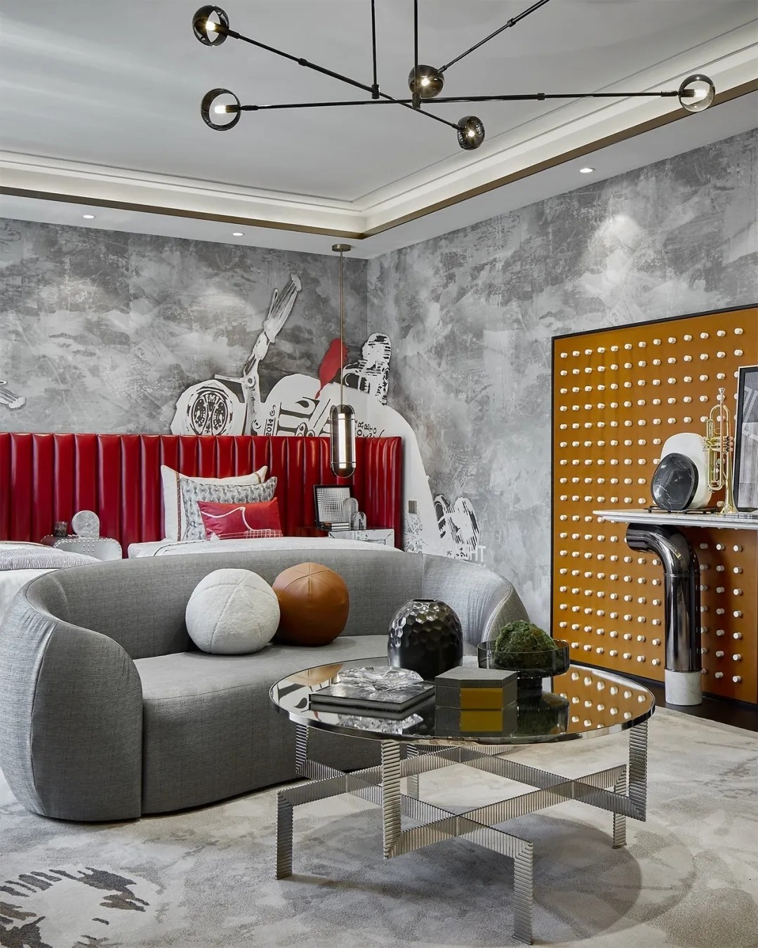 現(xiàn)代簡(jiǎn)約風(fēng)格別墅室內(nèi)設(shè)計(jì)家裝案例-次臥 現(xiàn)代簡(jiǎn)約風(fēng)格別墅室內(nèi)設(shè)計(jì)家裝案例-次臥