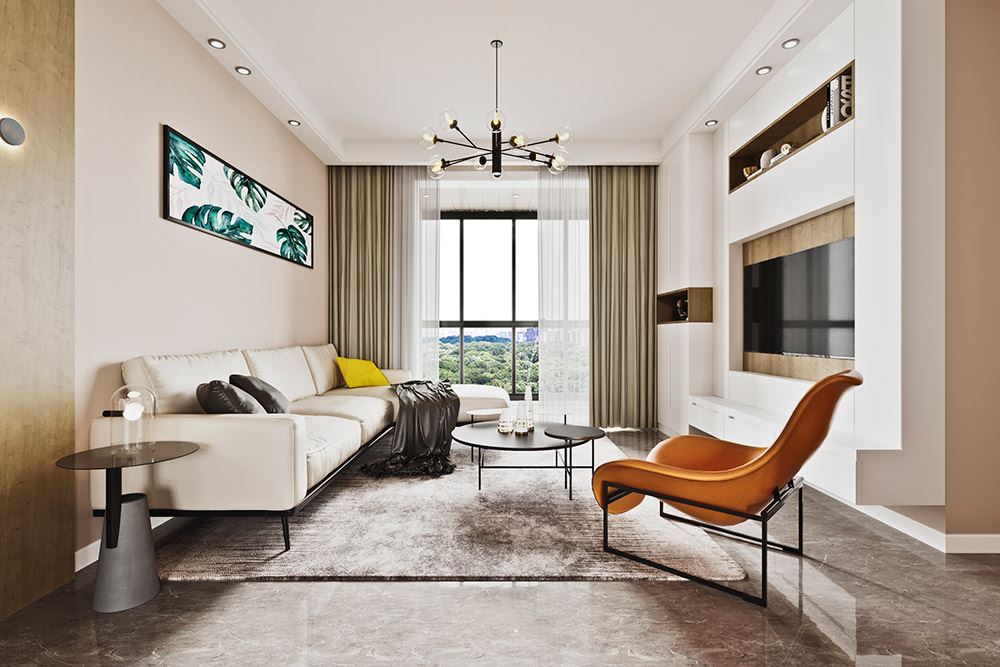 臺州101-200平米北歐風(fēng)格景都佳苑家裝設(shè)計案例