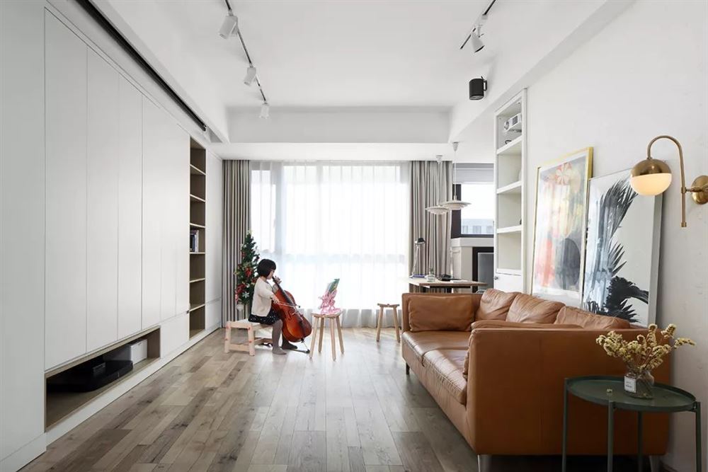 廣州市合景臻頤府北歐風(fēng)格三居室裝修案例