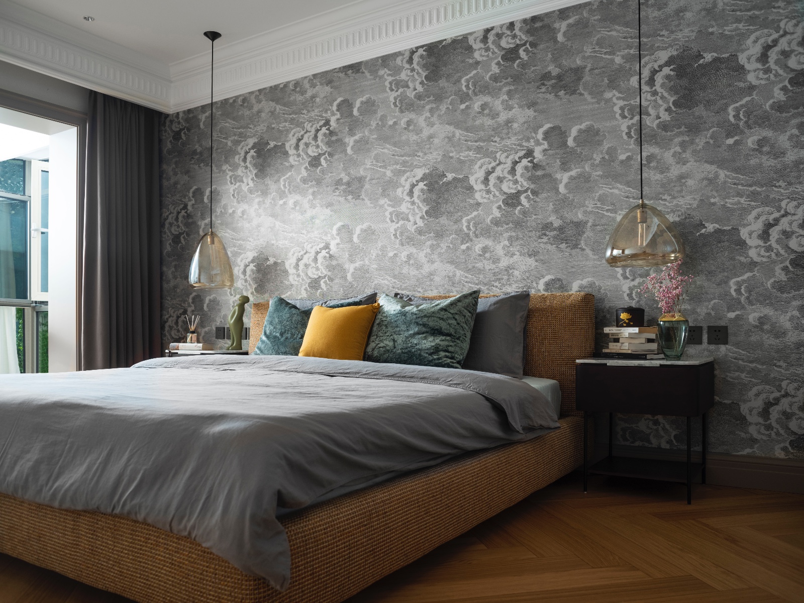 現(xiàn)代美式風(fēng)格家裝設(shè)計室內(nèi)裝修效果圖-臥室 現(xiàn)代美式風(fēng)格家裝設(shè)計室內(nèi)裝修效果圖-臥室