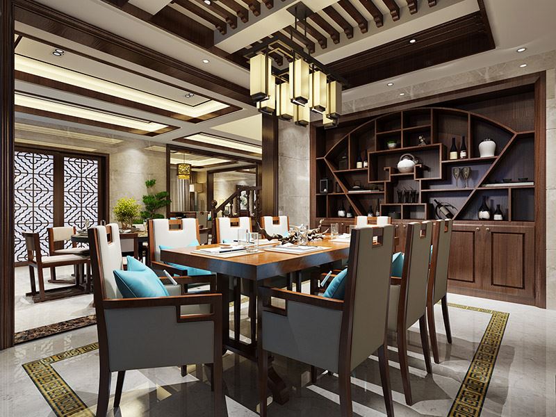 泰州市濱江新區(qū)富陽社區(qū)新古典風格三居室裝修案例