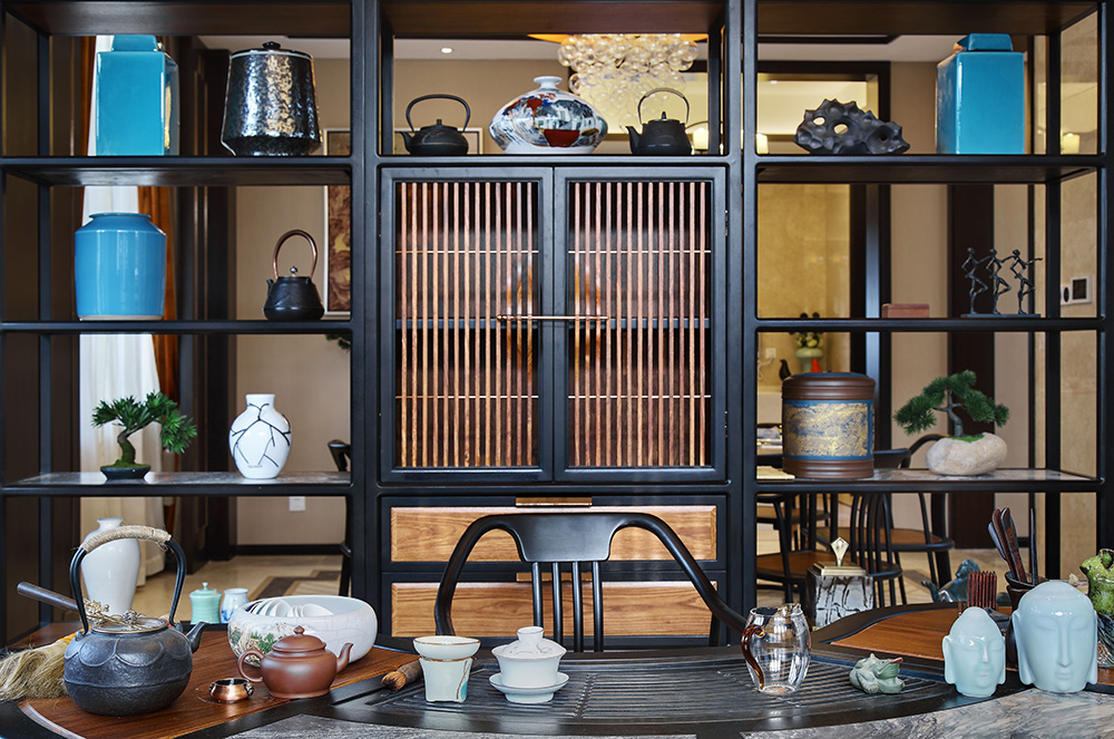 新中式風(fēng)格別墅裝修設(shè)計效果圖-碧桂園海景苑別墅568平米-別墅裝修設(shè)計茶室 新中式風(fēng)格別墅裝修設(shè)計效果圖-碧桂園海景苑別墅568平米-別墅裝修設(shè)計茶室