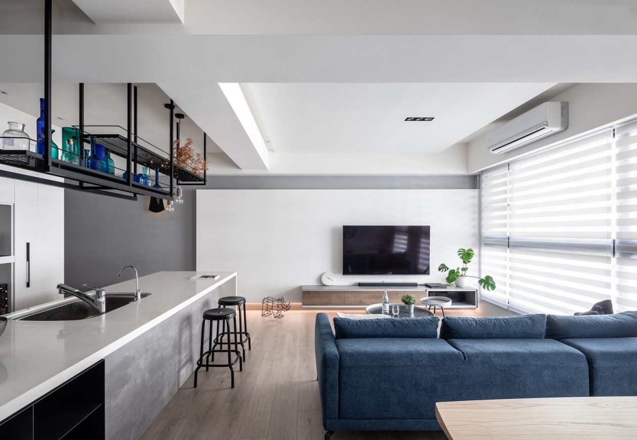 裝修案例現(xiàn)代前衛(wèi)風(fēng)格室內(nèi)裝修效果圖-開(kāi)放式廚房 裝修案例現(xiàn)代前衛(wèi)風(fēng)格室內(nèi)裝修效果圖-開(kāi)放式廚房