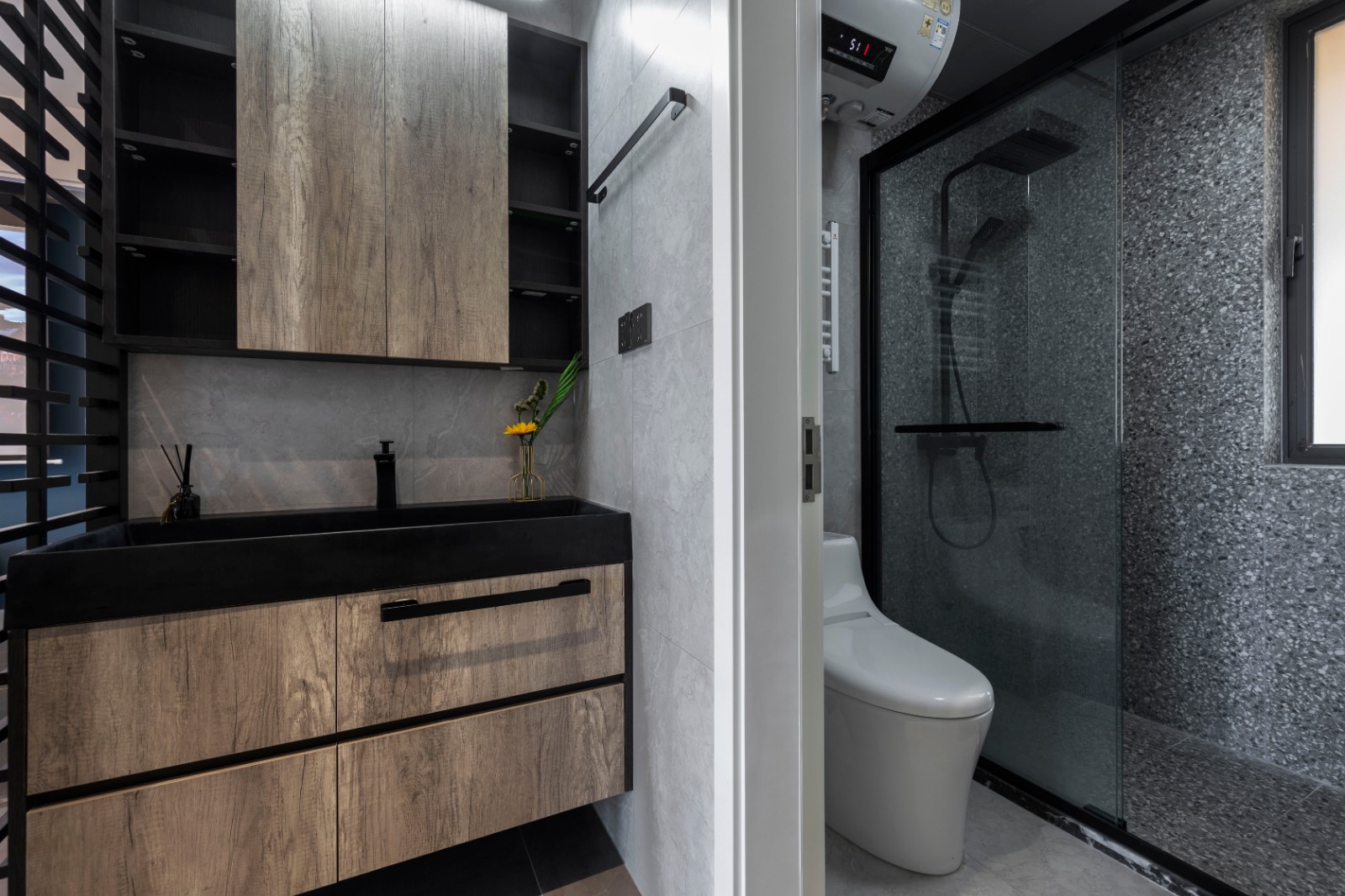 現(xiàn)代輕奢風(fēng)格靜謐灰室內(nèi)家裝設(shè)計(jì)-衛(wèi)生間 現(xiàn)代輕奢風(fēng)格靜謐灰室內(nèi)家裝設(shè)計(jì)-衛(wèi)生間