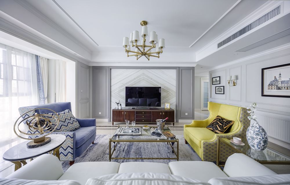 湛江市保利原宇花園歐式風(fēng)格四居室裝修案例