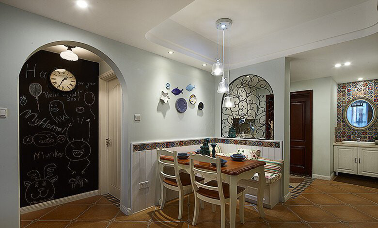 田園風(fēng)格室內(nèi)裝修效果圖-御雅園三居125平米-玄關(guān) 田園風(fēng)格室內(nèi)裝修效果圖-御雅園三居125平米-玄關(guān)