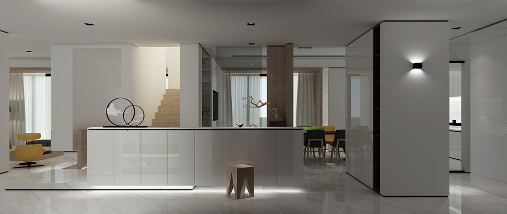 現(xiàn)代極簡風(fēng)格別墅裝修設(shè)計效果圖-迎江"逸"墅·碧桂園-別墅裝修設(shè)計一樓玄關(guān) 現(xiàn)代極簡風(fēng)格別墅裝修設(shè)計效果圖-迎江"逸"墅·碧桂園-別墅裝修設(shè)計一樓玄關(guān)