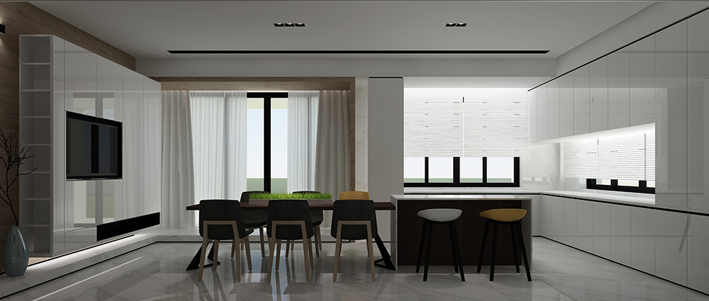 現(xiàn)代極簡風(fēng)格別墅裝修設(shè)計效果圖-迎江"逸"墅·碧桂園-別墅餐廳裝修設(shè)計 現(xiàn)代極簡風(fēng)格別墅裝修設(shè)計效果圖-迎江"逸"墅·碧桂園-別墅餐廳裝修設(shè)計