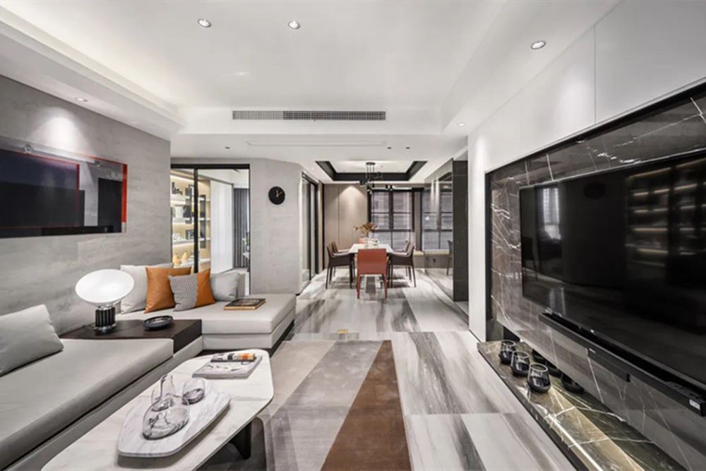 廣州市獅城國際現(xiàn)代簡約風(fēng)格三居室裝修案例