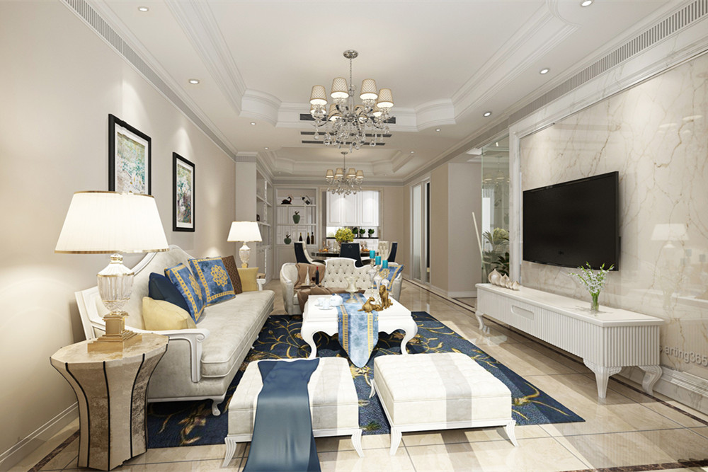 惠州市弘誠(chéng)厚園現(xiàn)代簡(jiǎn)約風(fēng)格三居室裝修案例