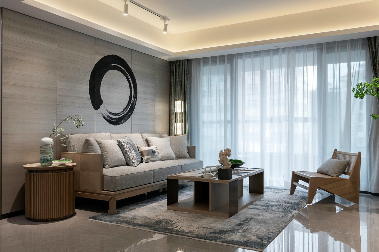 廣州市恒大山水城現(xiàn)代簡(jiǎn)約風(fēng)格三居室裝修案例