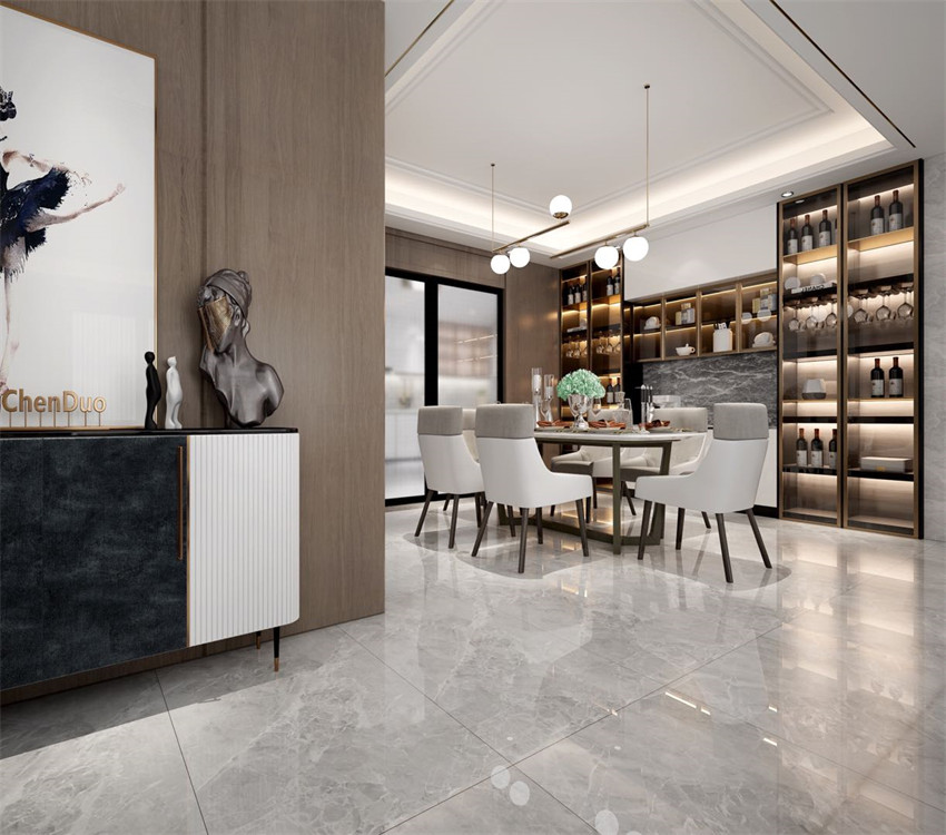 廣州市力迅·西關(guān)雅筑現(xiàn)代簡(jiǎn)約風(fēng)格四居室裝修案例