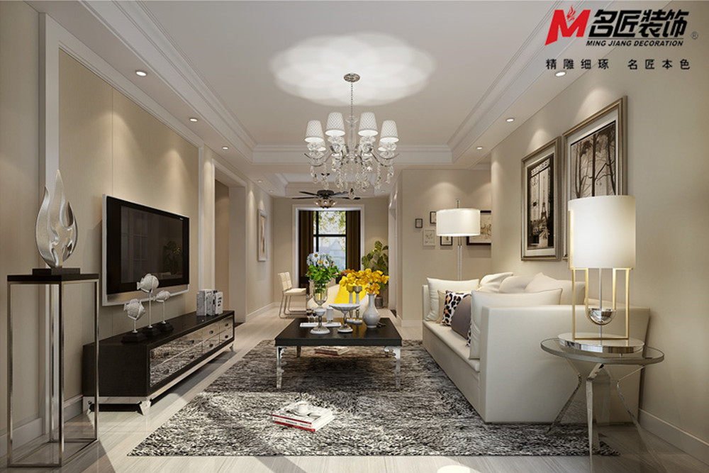 合肥市城改·移湖觀邸現(xiàn)代簡約風(fēng)格三居室裝修案例