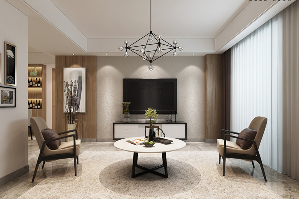 合肥市碧桂園·西江樾現(xiàn)代簡(jiǎn)約風(fēng)格三居室裝修案例