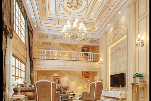 梧州市碧河佳園歐式風格別墅裝修案例
