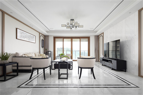 德陽市春熙路商業(yè)廣場新中式風格別墅裝修案例