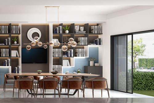 德陽市上水灣現(xiàn)代簡約風(fēng)格三居室裝修案例