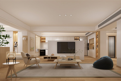 潮州市北園路8號小區(qū)現(xiàn)代簡約風(fēng)格三居室裝修案例