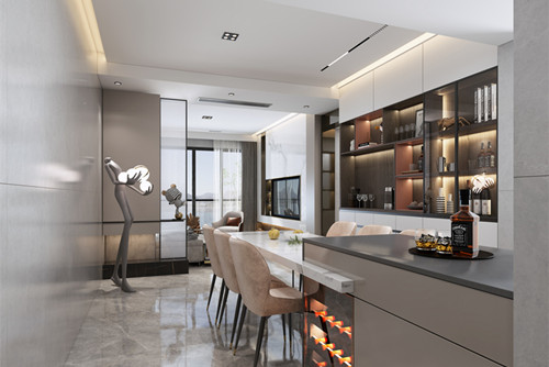 湛江市碧桂園盛世華府現(xiàn)代簡(jiǎn)約風(fēng)格平層裝修案例