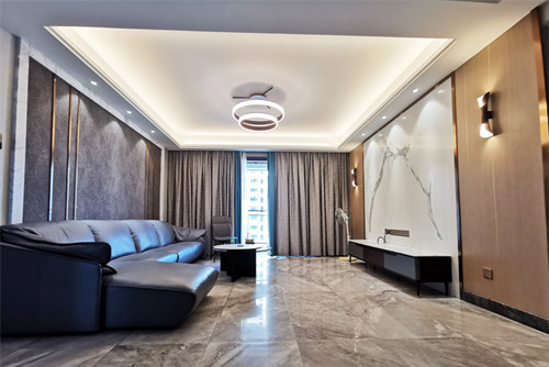 湛江市正基金科名苑輕奢風(fēng)格平層裝修案例