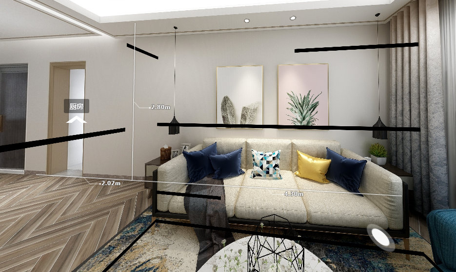 碧海藍天現代前衛(wèi)風格VR全景案例