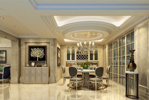 海口201-300平米歐式風(fēng)格國(guó)際名城裝修設(shè)計(jì)案例