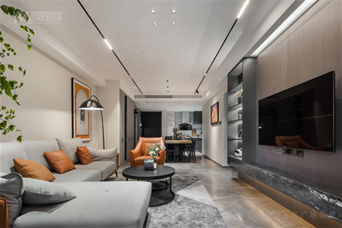 常州市泰和之春現(xiàn)代簡約風格三居室裝修案例