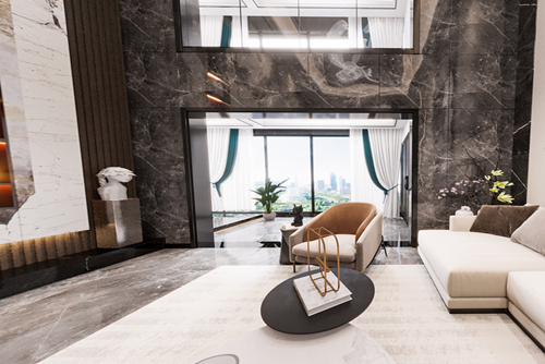 潮州市安和園現(xiàn)代風格別墅裝修案例