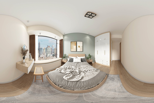 江門市萬科翡翠中央北歐風(fēng)格三居室裝修案例