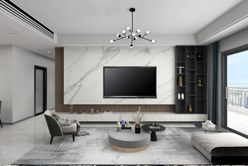 江門市長(zhǎng)福街住宅樓現(xiàn)代風(fēng)格復(fù)式裝修案例