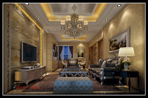 茂名市濱?；▓@新中式風格別墅裝修案例