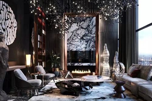 韶關(guān)市天御華府現(xiàn)代風(fēng)格三居室裝修案例