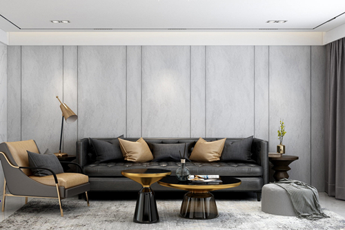 中山市愛琴半島輕奢風(fēng)格平層裝修案例