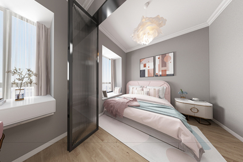 廣州市品秀星瀚現(xiàn)代簡約風(fēng)格二居室裝修案例