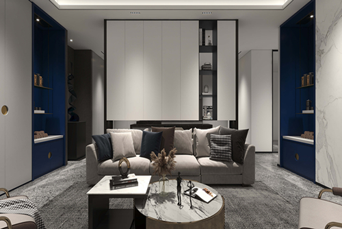 廣州市珊瑚灣畔現(xiàn)代風(fēng)格辦公空間裝修案例