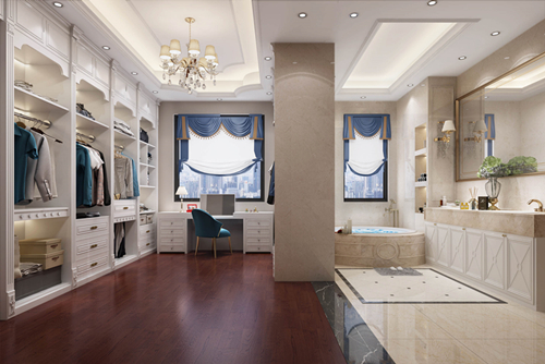 ?？谑袗廴A小區(qū)歐式風(fēng)格別墅裝修案例