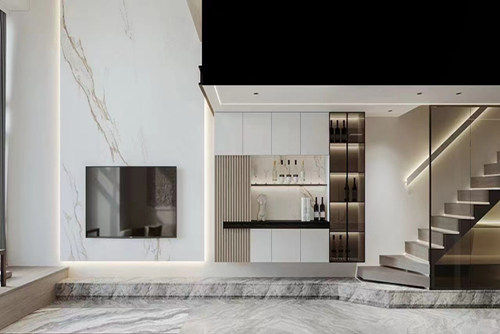 清遠市碧桂園陽山首府現(xiàn)代簡約風格復式裝修案例