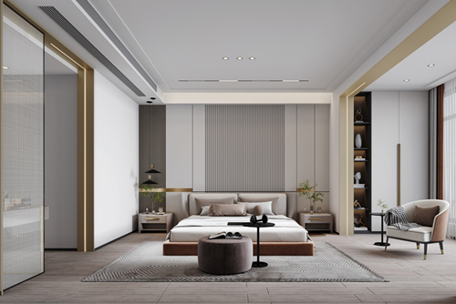 ?？谑心蠂?guó)威尼斯城輕奢風(fēng)格平層裝修案例