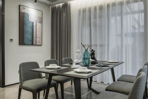 海口市港島花園現代風格別墅裝修案例