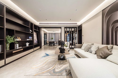 ?？谑袗廴A小區(qū)現(xiàn)代簡約風(fēng)格四居室裝修案例