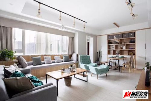 江門市春曉園現(xiàn)代簡約風(fēng)格三居室裝修案例