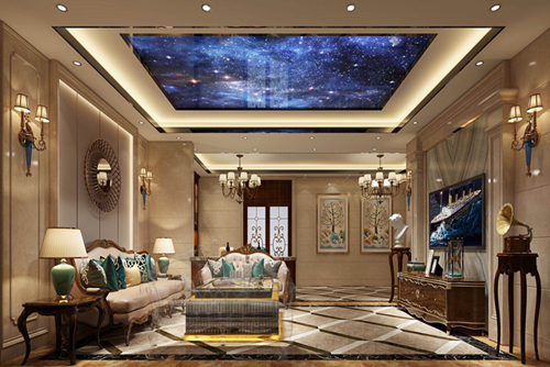 清遠(yuǎn)市萬豪水晶灣歐式風(fēng)格別墅裝修案例